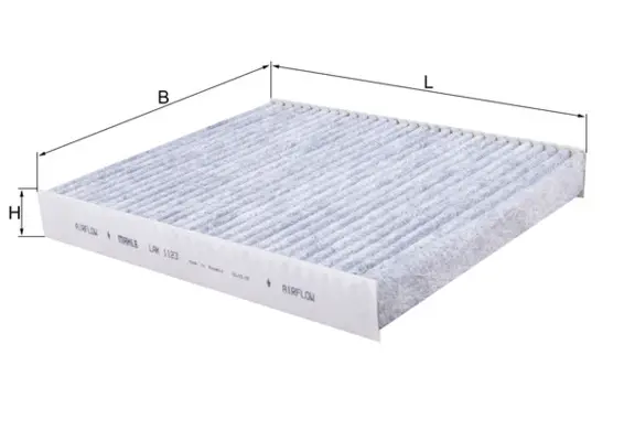 Zertifiziert KNECHT LAK 1123 - Filter, Innenraumluft