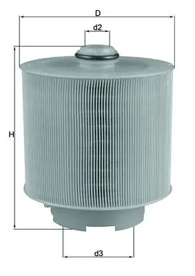 Bestseller KNECHT LX 1006/2D - Luftfilter