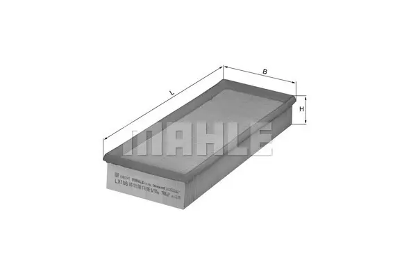 Letzte Chance KNECHT LX 106 - Luftfilter