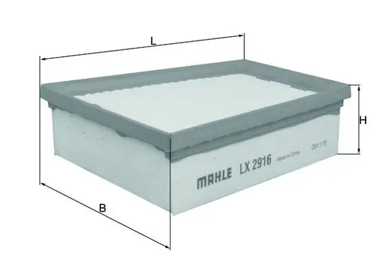 KNECHT LX 2916 - Luftfilter Bestpreis