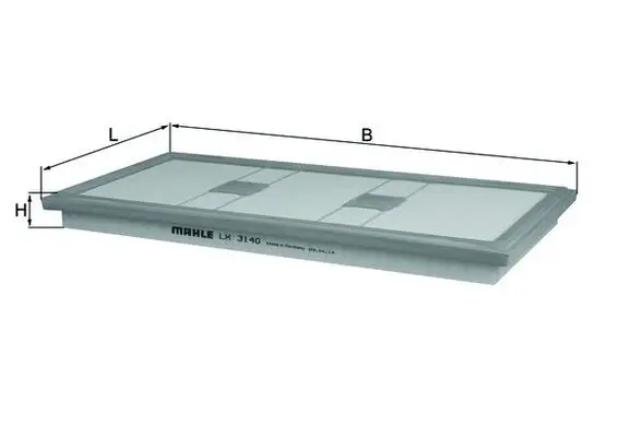 Begrenztes Angebot KNECHT LX 3140 - Luftfilter