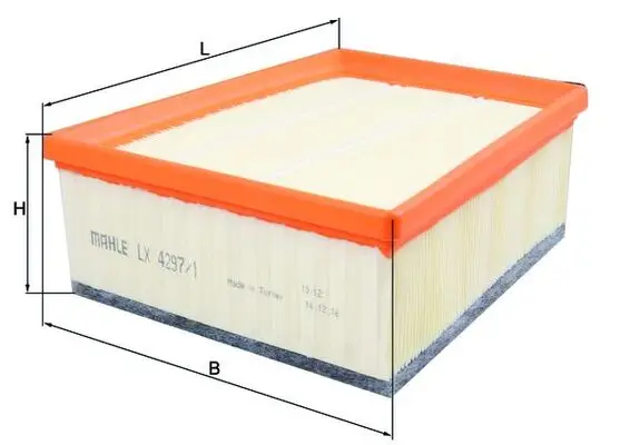 KNECHT LX 4297/1 - Luftfilter Zertifiziert