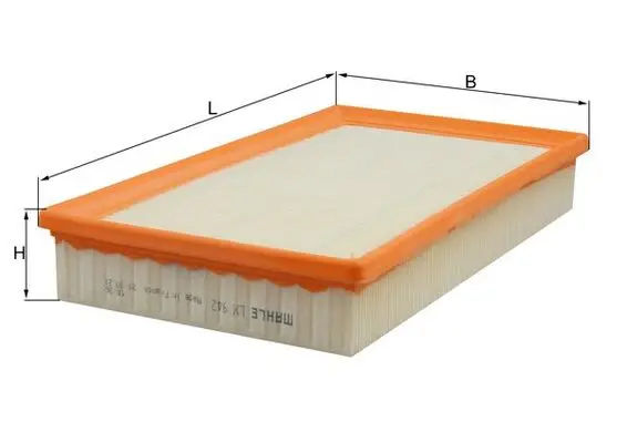 KNECHT LX 942 - Luftfilter Bestpreis