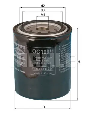KNECHT OC 109/1 - Ölfilter Expressversand