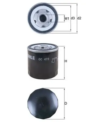 KNECHT OC 473 - Ölfilter Neu