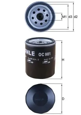 Top-Angebot KNECHT OC 981 - Ölfilter