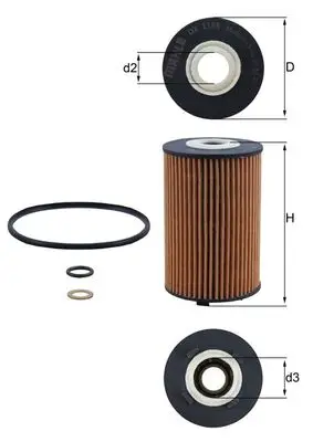 KNECHT OX 1158D - Ölfilter Kracherpreis