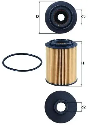 KNECHT OX 160D - Ölfilter Billig