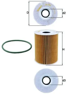 KNECHT OX 254D5 - Ölfilter Begrenztes Angebot