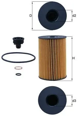 KNECHT OX 353/7D - Ölfilter Preisknaller