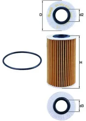 KNECHT OX 554D1 - Ölfilter Bestpreis