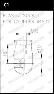 MONROE ML6284 - Gasfeder, Motorhaube - MONROE MaxLift Beliebt
