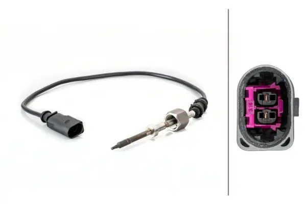 Finale Aktion HELLA 6PT 014 494-831 - Sensor, Abgastemperatur