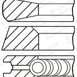 GOETZE ENGINE 08-155200-00 - Kolbenringsatz Abverkauf