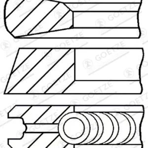 GOETZE ENGINE 08-181800-00 - Kolbenringsatz Saisonangebot