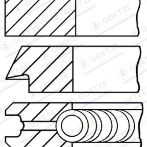 GOETZE ENGINE 08-114400-55 - Kolbenringsatz Schneller Versand