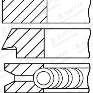 GOETZE ENGINE 08-422200-00 - Kolbenringsatz Preisknaller