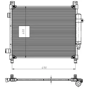 Angebot NRF 350420 - Kondensator, Klimaanlage - EASY FIT