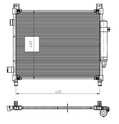 Angebot NRF 350420 - Kondensator, Klimaanlage - EASY FIT
