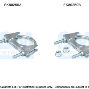 Knallerangebot BM CATALYSTS FK80250 - Montagesatz, Katalysator