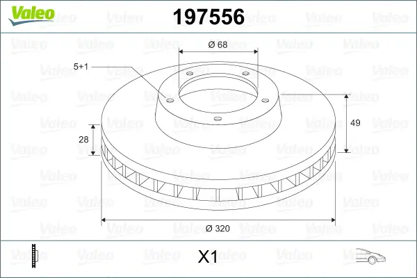 Meistverkauft VALEO 197556 - Bremsscheibe