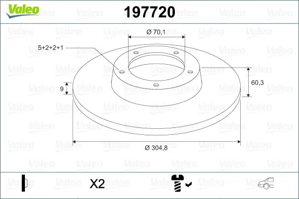 VALEO 197720 - Bremsscheibe Sichere Zahlung