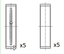Sonderaktion FAI AutoParts BM1019-030 - Kurbelwellenlager