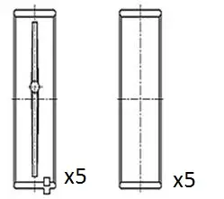 FAI AutoParts BM1024-STD - Kurbelwellenlager Neue Ware