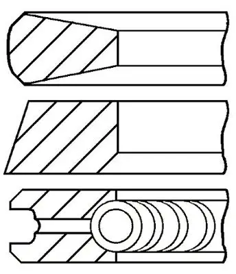 Saisonangebot FAI AutoParts PR25-000 - Kolbenringsatz