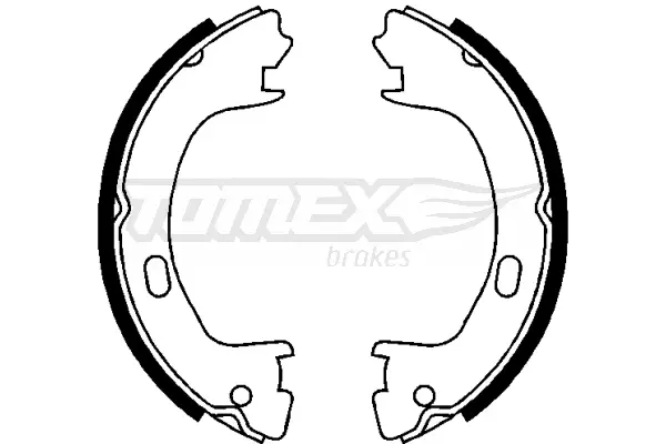 TOMEX Brakes TX 22-71 - Bremsbackensatz Begrenztes Angebot