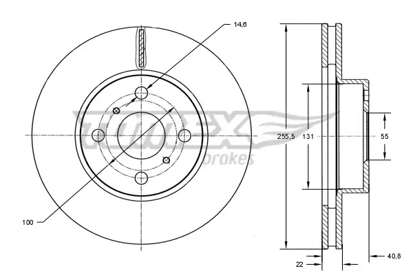TOMEX Brakes TX 71-32 - Bremsscheibe Bestseller