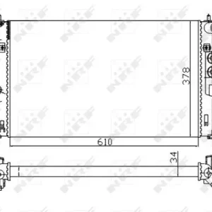 Rabatt NRF 50563A - Kühler, Motorkühlung - Economy Class
