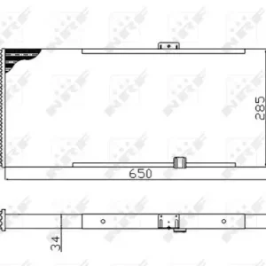 Markenprodukt NRF 507522A - Kühler, Motorkühlung - Economy Class
