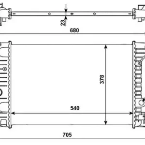 Jetzt Kaufen NRF 509516 - Kühler, Motorkühlung