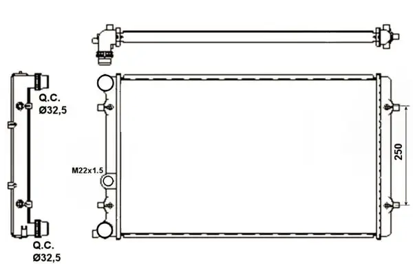 Angebot NRF 509529A - Kühler, Motorkühlung - Economy Class