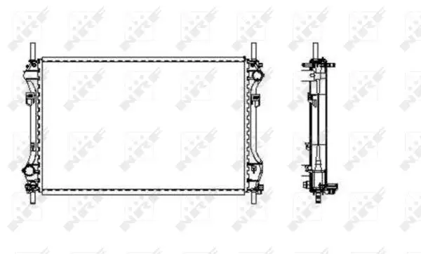 Sonderaktion NRF 509696 - Kühler, Motorkühlung - EASY FIT