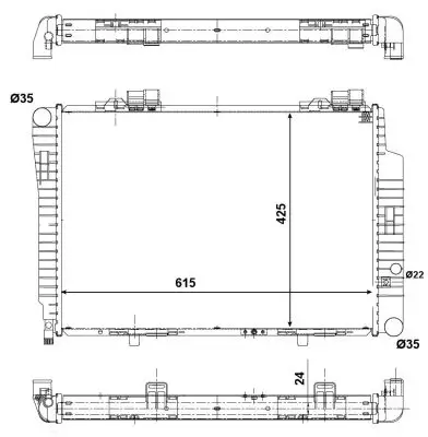 Wochenendangebot NRF 51284 - Kühler, Motorkühlung - EASY FIT