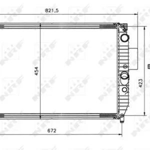 Knallerangebot NRF 51564 - Kühler, Motorkühlung