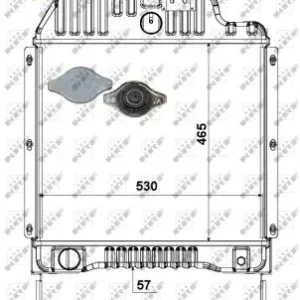 Wochenendangebot NRF 52181 - Kühler, Motorkühlung - EASY FIT