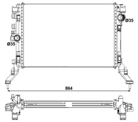 NRF 53027 - Kühler, Motorkühlung Neu Im Sortiment