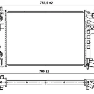 Kracherpreis NRF 53035 - Kühler, Motorkühlung