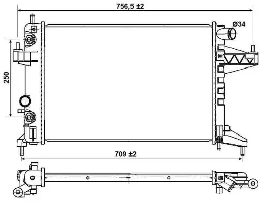 Kracherpreis NRF 53035 - Kühler, Motorkühlung