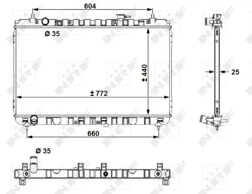 Knallerangebot NRF 53056 - Kühler, Motorkühlung