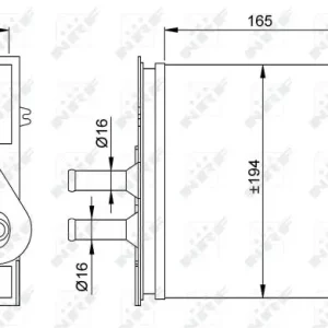 Direktkauf NRF 53204 - Wärmetauscher, Innenraumheizung