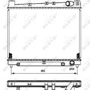 Schneller Versand NRF 53211 - Kühler, Motorkühlung - EASY FIT