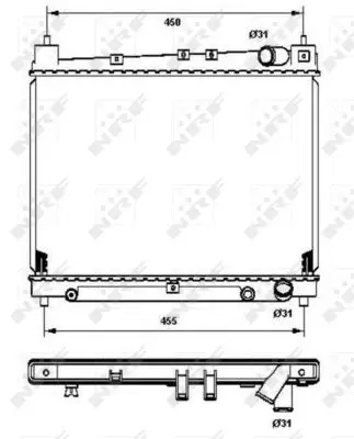 Schneller Versand NRF 53211 - Kühler, Motorkühlung - EASY FIT