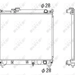 Top-Angebot NRF 53279 - Kühler, Motorkühlung - EASY FIT