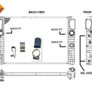 Letzte Chance NRF 53422 - Kühler, Motorkühlung - EASY FIT