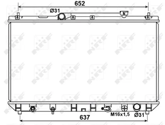 Online Kaufen NRF 53374 - Kühler, Motorkühlung - EASY FIT