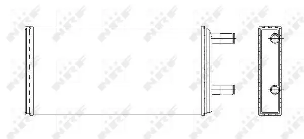 Sichere Zahlung NRF 53547 - Wärmetauscher, Innenraumheizung